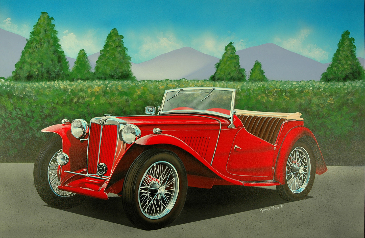 1948 MG-TC Roadster. SOLD
