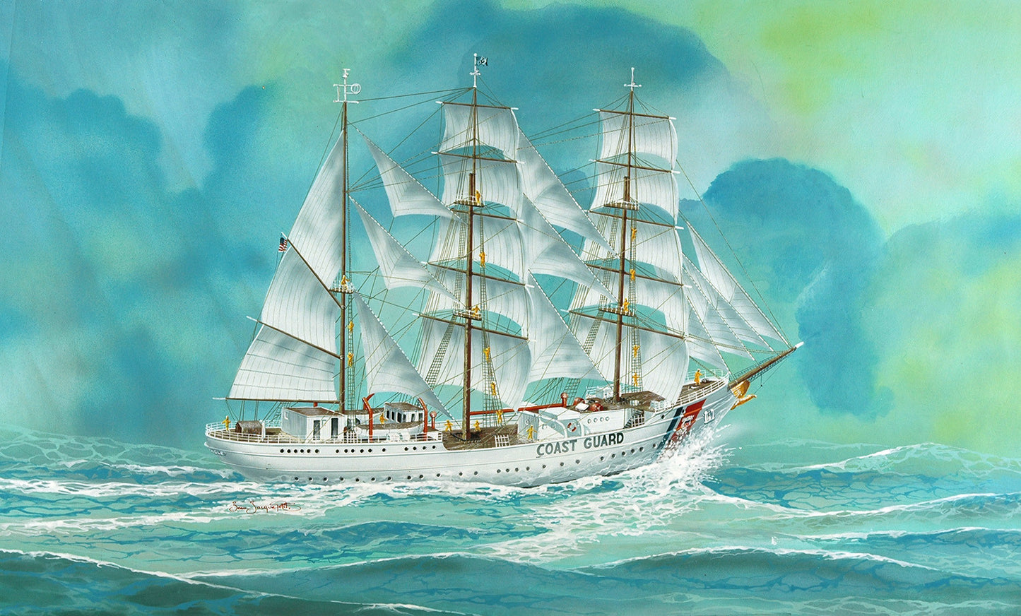 USS Eagle Sailing Ship