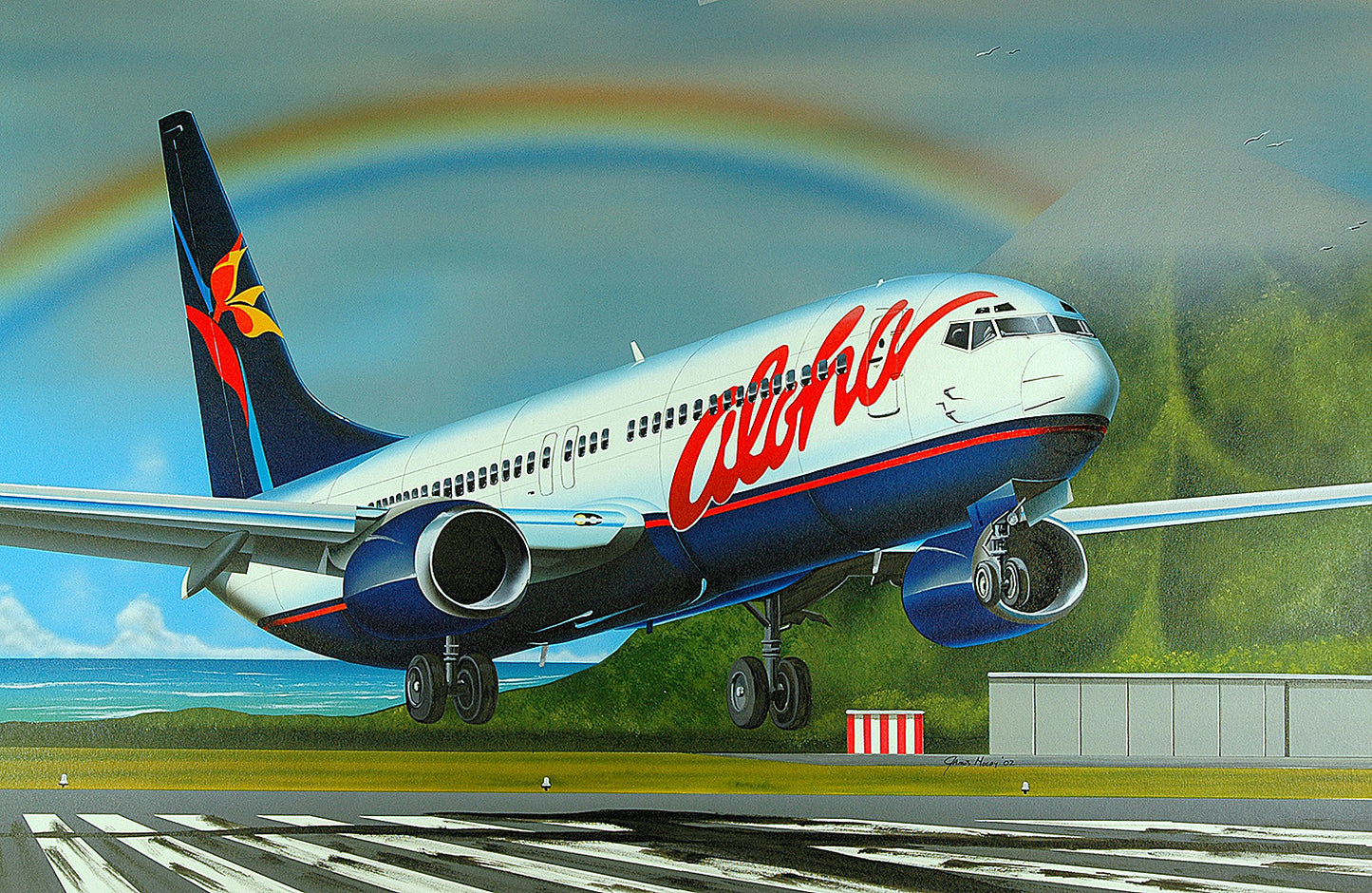Aloha Airlines 737-400. SOLD
