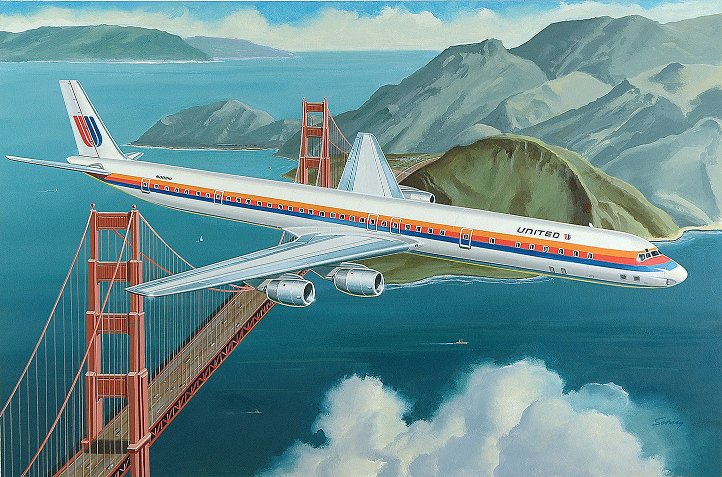 United DC-8 - 61