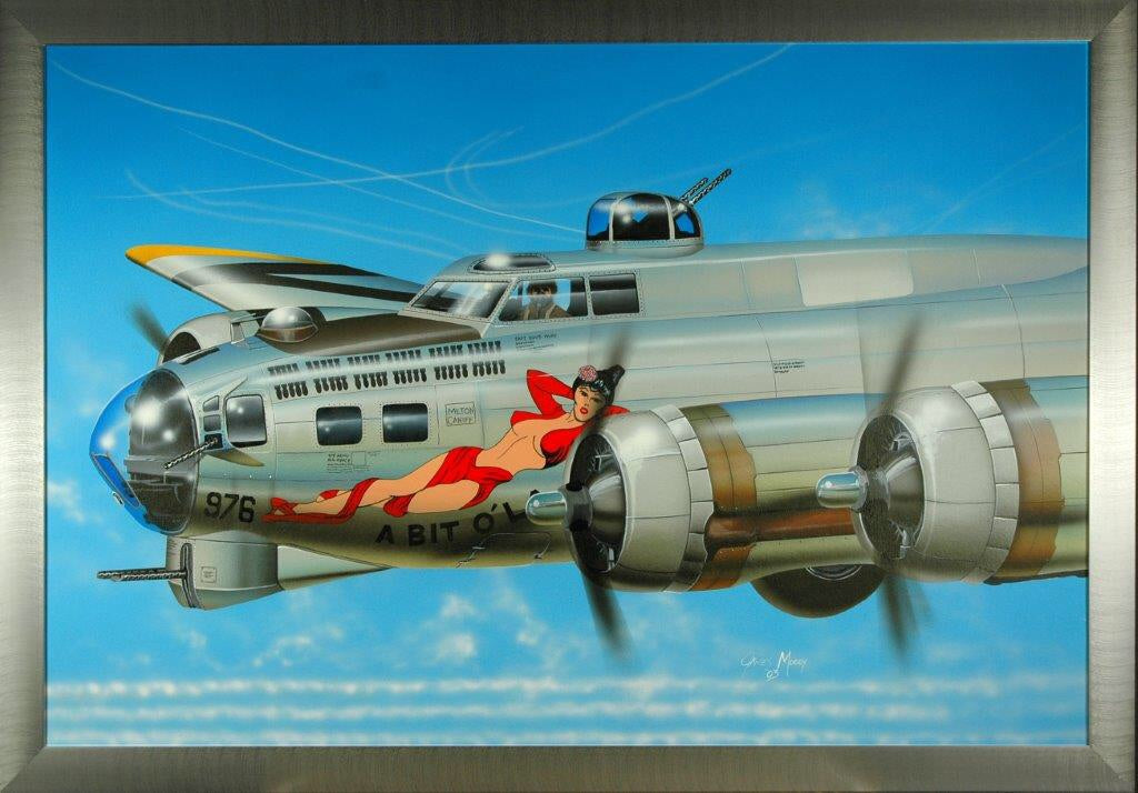 Boeing B-17 "Bit of Lace" FRAMED
