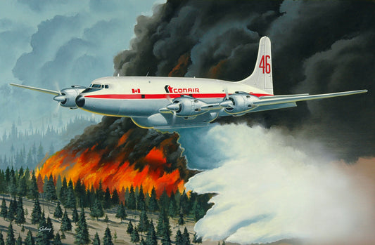 Conair DC-6B Fire Bomber