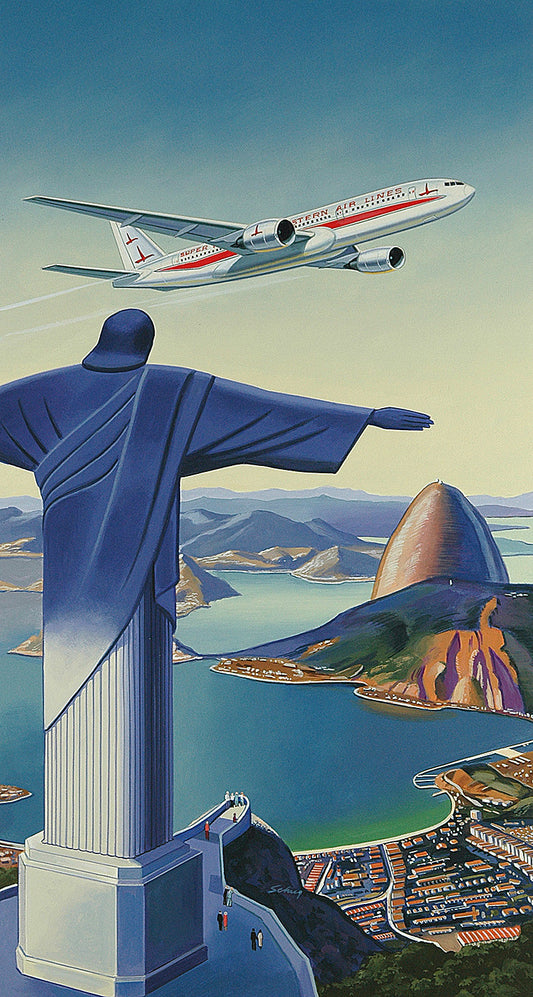 Eastern Airlines 777 Fantasy Travel Poster