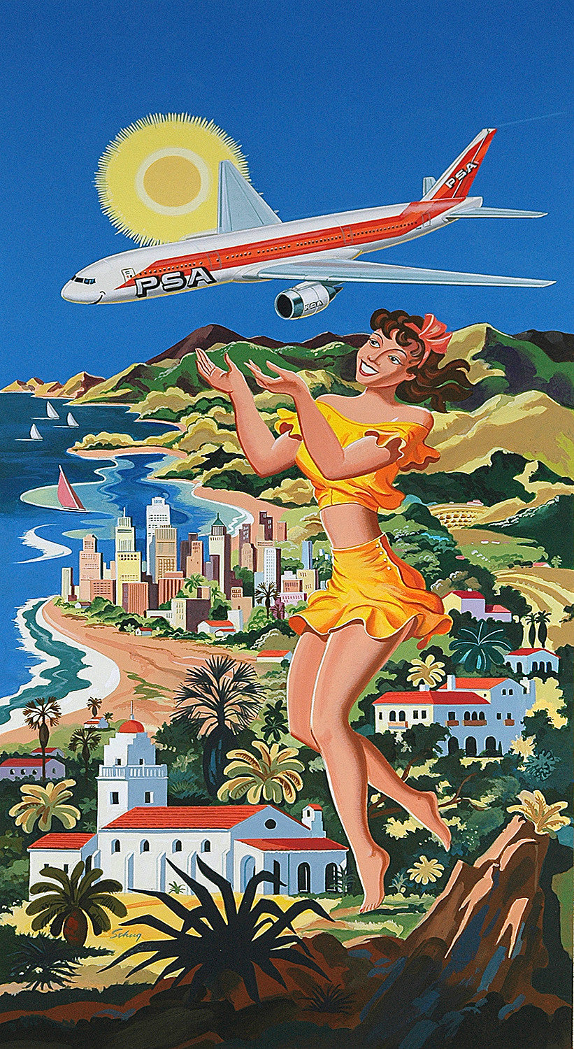 PSA 777 Fantasy Travel Poster